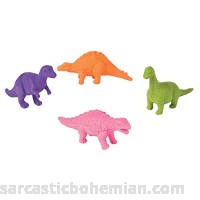 Fun Express Dinosaur Molded Erasers Stationery Pencil Accessories Erasers 24 Pieces B01ANTOKJO